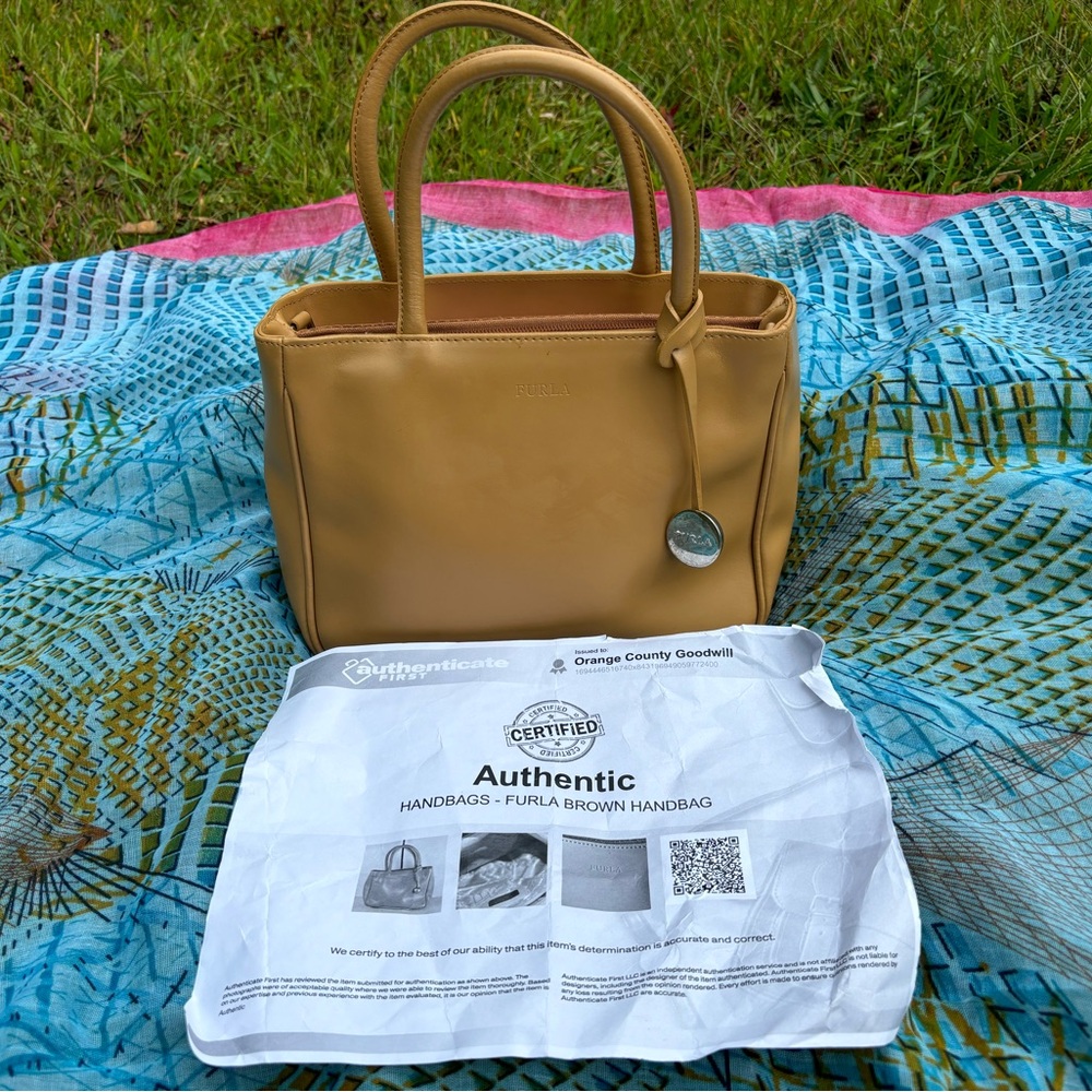 Furla Tan Handbag